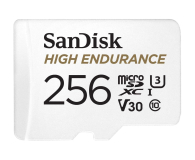 Karta pamięci Sandisk 256GB microSDXC High Endurance UHS-I U3 V30